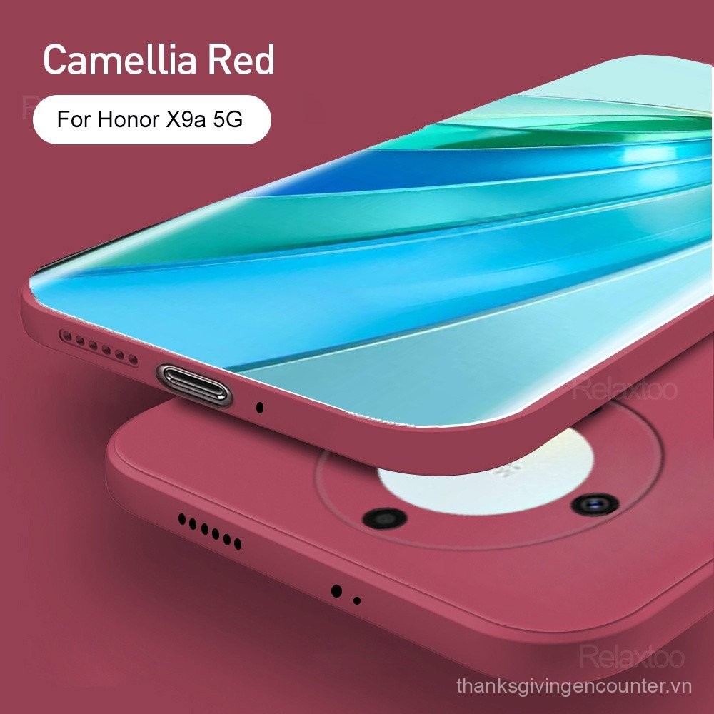 Ốp lưng silicone lỏng TPU chống sốc cho Honor X9C/X9a 5G/X9b/X8b/X7A/X7b/X8a/X9C 2024, bảo vệ camera siêu mỏng