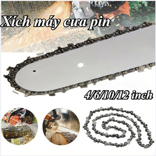 Xích máy cưa pin, dây xích dự phòng 4inch 6inch 10inch 12inch phụ kiện máy cưa gỗ mini,Dễ sử dụng