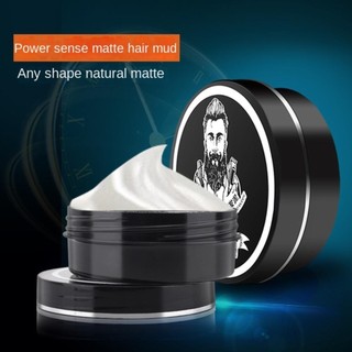Bùn làm tóc RISEDOT, Bùn tạo kiểu tóc mềm mại tự nhiên 80g, Kiểu dáng lâu trôi Matte Hair Wax Dụng cụ tạo kiểu tóc