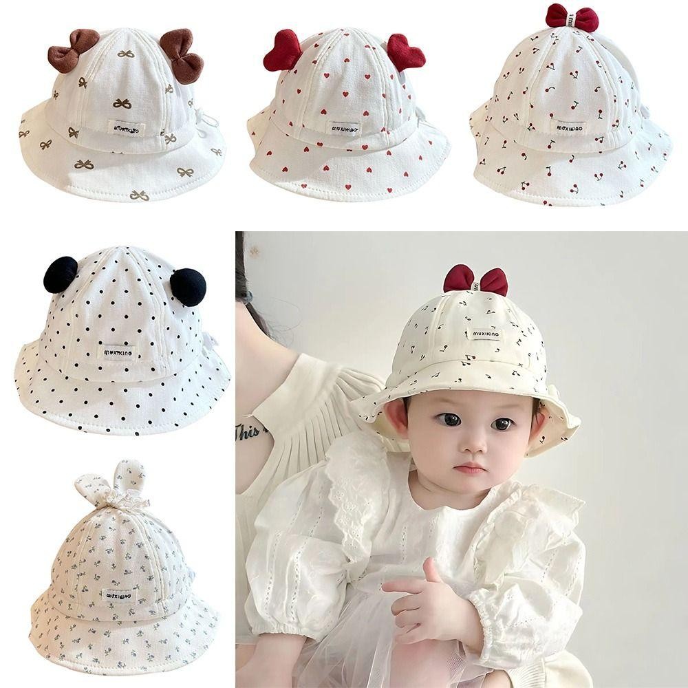 FEDAOG Bé Trẻ Em Mũ Ngư Dân, Mũ Xô Cotton Mỏng Trẻ Em, Tấm Che Nắng Thời Trang Mềm Chống Nắng Bé Trai Bé Gái Panama Lưu Vực Mũ Cho Xuân Hè Thu