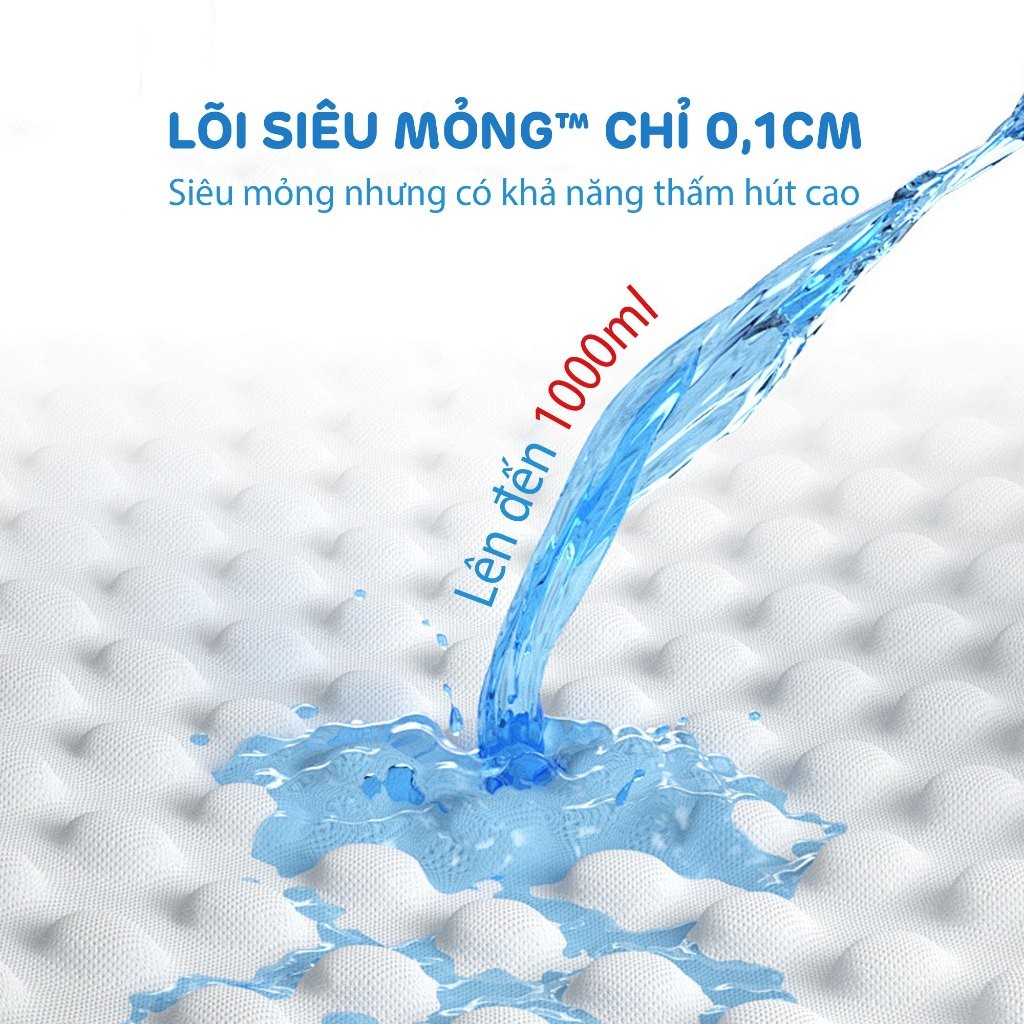 Tã/Bỉm Dán Aiwibi Tiêu Chuẩn Cho Bé Thoáng Khí, Thấm Hút Nhanh - Gói Lớn S/M/L/XL
