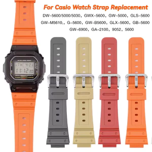 Dây đeo đồng hồ thay thế cho Casio G-Shock DW-5600 DW-6900 GW-M5610 GA-2100 Dây đeo đồng hồ thể thao TPU mềm