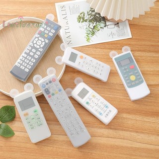 Lostcorner Silicone Điều Khiển Từ Xa Vỏ Bảo Vệ Điều Hòa Không Khí Tivi Điều Khiển Từ Xa Chống Thấm Nước Tai Gấu Huỳnh Quang Chống Bụi Bao Mới