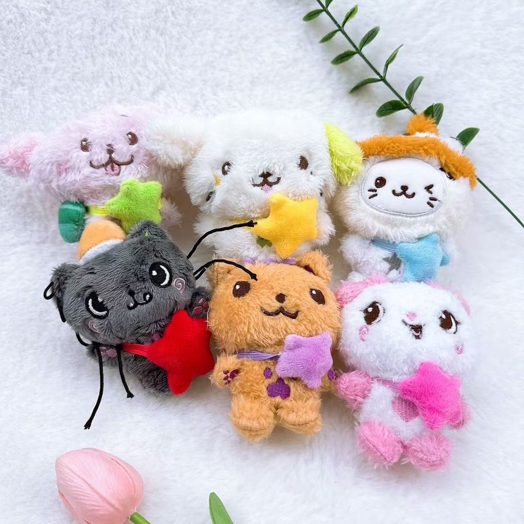Móc khóa búp bê sang trọng Kpop NCT WISH ​​​​​​​Sion RIKU YUSHI JAEHEE RYO SAKUYA Đồ chơi nhồi bông