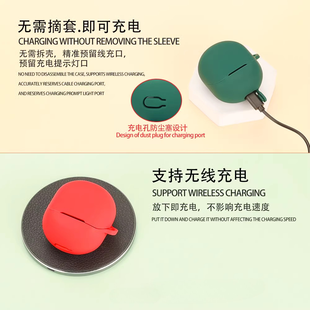 for SoundPEATS Clear Dot Case Silicone Earphone Soft Shell Shockproof Headphone Protective Casing Cover Earbuds Sleeve
