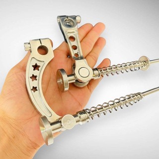 Càng thắng inox304 gắn cho xe số và xe ga dùng bố thắng có 2 loại cong và thẳng phụ kiện xe máy caoduongracing