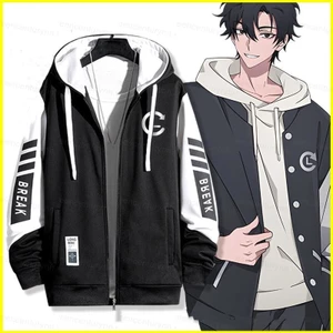 Gn Link Click anime Dây Kéo Áo Khoác Charles Cheng Xiaoshi Lucas Lu Guang Áo Khoác Unisex Top NG