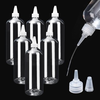 Chai nhỏ giọt bóp nhựa 500 / 1000ml - Chai miệng sắc nét trong suốt - Hộp đựng rỗng đa năng