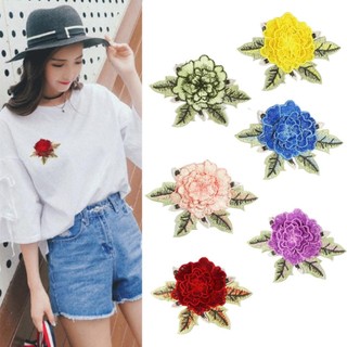 Lookshow 1Pc 12 * 9.5cm Thêu Hoa Miếng Dán Thủ Công DIY Miếng Dán Cho Túi Đầm Quần Áo Phụ Kiện Huy Hiệu May Trên Phụ Kiện May G8P5