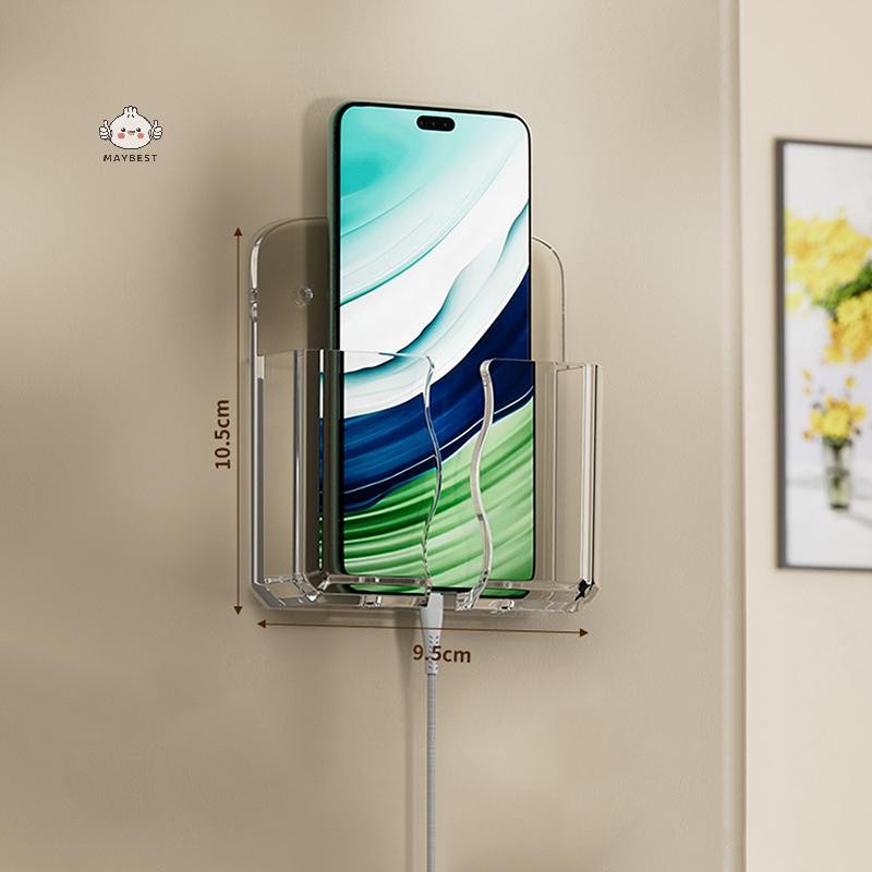 Maybest Điều Hòa Không Khí Giá Đỡ Từ Xa Đa Năng Màu Trắng Treo Tường Hộp Lưu Trữ Bộ Điều Khiển Từ Xa Giá Đỡ Sạc Điện Thoại {VN}