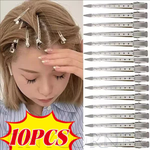 Kẹp Tóc Kim Loại 8.5cm Kẹp Tóc Phong Cách Thoáng Mát Thời Trang Cho Nữ, Tiệc Cưới Sử Dụng Hàng Ngày Phụ Kiện Tóc Bộ Quà Tặng (1 / 5 / 10 Cái)