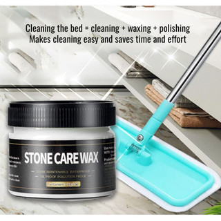 Sáp Đánh Bóng Đá STONE CARE WAX 80g – Đánh Bóng & Bảo Vệ Bề Mặt Hiệu Quả