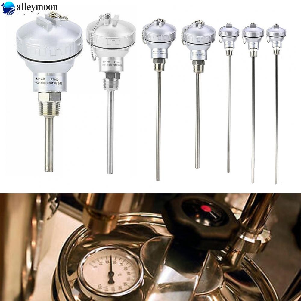 Đầu dò cảm biến nhiệt độ RTD PT100 Phát hiện nhiệt độ đáng tin cậy Màu bạc