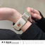 Dây đeo Nylon từ tính hình gấu thời trang mùa hè Y2k cho Samsung Galaxy Watch 7 FE / 6 4 Classic / 5 Pro 45mm Vòng đeo tay đồng hồ thông minh Galaxy Watch 7 Band 44mm 40mm Dây đeo đan dễ thương