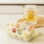 Kool Ice Cubes Khuôn Vuông Đá Viên Khay Có Nắp Khuôn Làm Đá Silicon Cao Cấp Thực Phẩm