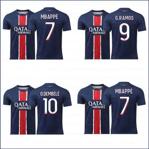 SY3 2024-2025 PSG Mbappe G Ramos O Dembele Jersey Áo thun thể thao bóng đá Trẻ em Người lớn Plus Kích thước YS3