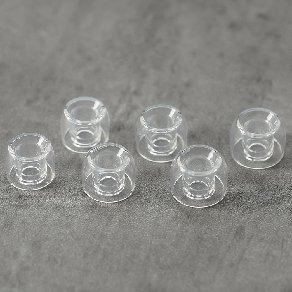 Divinus Prism Lỗ khoan rộng LSR Tai nghe Eartips cho vòi phun 4-6mm Đầu tai nghe dành cho người biểu diễn FUL 5 + 2 JUZEAR Defiant