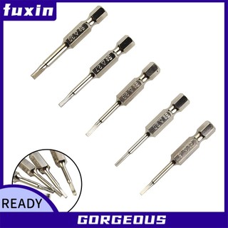 [Fuxin] 5 Chiếc Tua Vít Đầu Tam Giác Từ Tính Thép 1 / 4 Chuôi Lục Giác 50mm