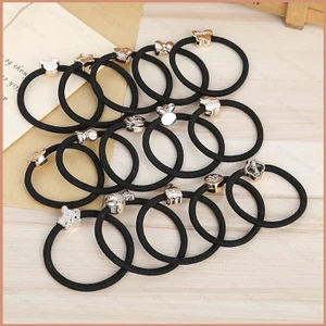 Randon one Hàn Quốc Phụ Kiện Tóc Mới Dây Buộc Tóc Tóc Dây Cao Su Đen Bền Độ Đàn Hồi Cao