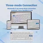 Hàng mới về!Bàn phím cơ ba chế độ CIDOO QK61 V2 VIA / QMK Đèn nền Bluetooth RGB 2.4g, có thể gập lại nóng — ảnh 2