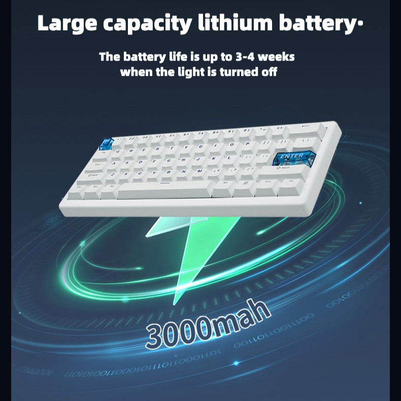 Hàng mới về!Bàn phím cơ ba chế độ CIDOO QK61 V2 VIA / QMK Đèn nền Bluetooth RGB 2.4g, có thể gập lại nóng | BigBuy360 - bigbuy360.vn