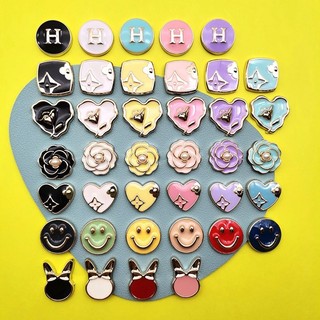 Jibbitz sticker 3D giả kim nhỏ gắn dép cross, charm cài dép sục cá sấu, phụ kiện gắn giày nhựa -Nhà Sấu