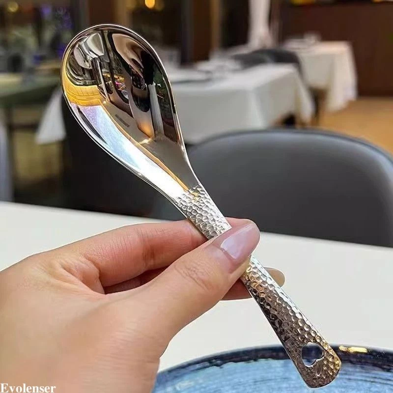 Thìa canh inox dung tích lớn