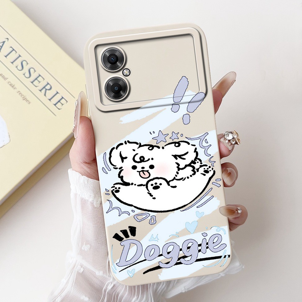 Dành Cho Redmi Note 11R Ốp Lưng Thẩm Mỹ Thời Trang Mèo Dễ Thương Hoạt Hình Động Vật Silicon Vỏ 6.58 '' 22095RA98C
