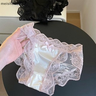 Meisha888 Sa Lưới Ren Chắp Vá Nơ Nữ Gợi Cảm Thấp Tầng Rỗng Quần Đùi Đẹp