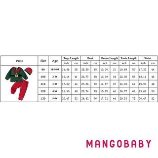 Mg-kid Ông Già Noel Bộ Trang Phục Lông Cừu Dài Tay Áo Co Giãn Eo Quần Mũ Trang Phục Hóa Trang Cho Giáng Sinh Halloween Đảng