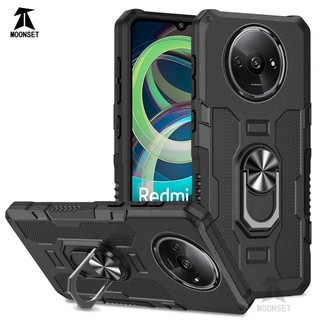 Dành Cho Redmi A3 Ốp điện thoại PC Cứng Lưng Mềm TPU Edge Bảo Vệ Camera Nhẫn Giá Đỡ Chân Đế Chống Sốc Mỏng Vỏ
