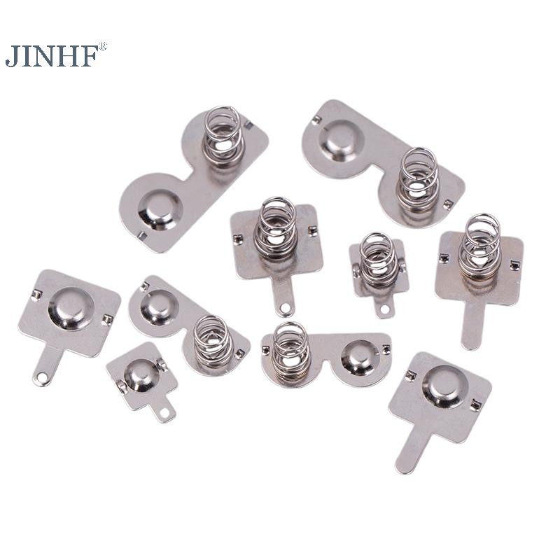 JINHF 20 CÁI DIY Phụ kiện điều khiển từ xa Tấm lò xo AA / AAA Hộp bảng tiếp xúc Tấm tích cực và âm HOT