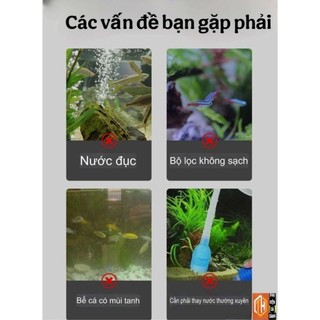 Túi lọc hồ cá - Thảm lọc hồ cá cao cấp, lọc mịn  trả lại nguồn nước trong cho hồ cá cảnh 12x27cm