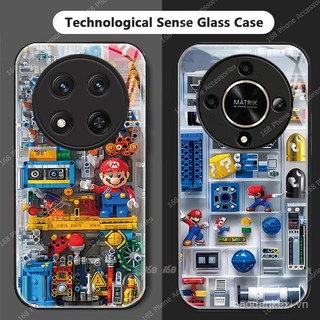 Ốp lưng Honor X9C X9B X9A 5G, ốp lưng Honor X9C thông minh, hoạt hình anime, Mario đẹp trai, ốp chống sốc, kính lỏng sang trọng cho nam sinh viên