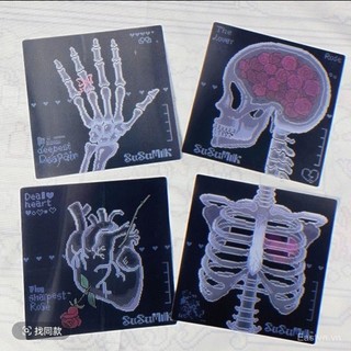 [Phụ kiện] Thẻ lenticular hình đầu lâu hoa hồng cùng phong cách, phong cách pixel hoa hồng, mô phỏng phim retro CT, thẻ lenticular biến đổi, quà tặng PTCL