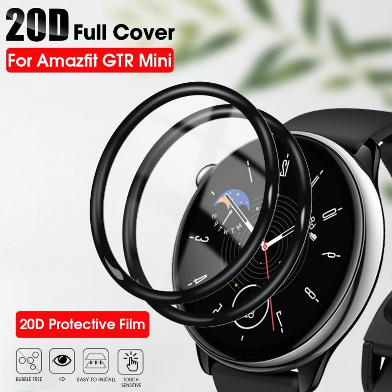 1-3 Chiếc 400D HD Cong Cạnh Đen Kính Cường Lực Cho Amazfit Active 2 Edge GTS 4 2 Mini 3 2E Đồng Hồ Thông Minh Bảo Vệ Màn Hình Cho Amazfit GTR 4 Phiên Bản Giới Hạn 3 Pro 2 eSIM 2e