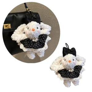 Treeling Cuteness Thỏ Sang Trọng Móc Khóa Đồ Chơi Mềm Móc Khóa Ba Lô Trang Trí Nhiều Màu Sắc Móc Khóa Phụ Kiện Sang Trọng Kết Cấu Cho