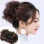 AWNGD Đuôi ngựa gợn sóng, Kẹp móng vuốt phong cách xoăn hoa Bud Bun trong bộ tóc, Tóc giả lông tơ tổng hợp tự nhiên