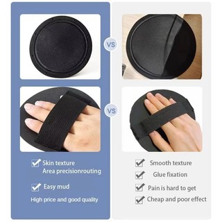 Circle Black Body Tẩy Tế Bào Chết Tắm Chà Tắm Bàn Chải Tẩy Da Chết Dụng Cụ Tắm