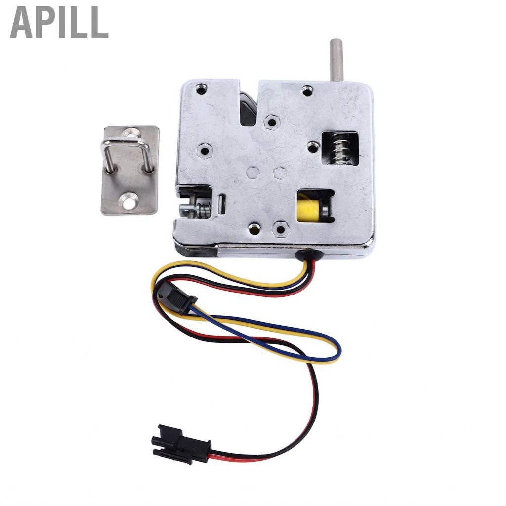 Apill Khóa điện khóa điều khiển chống sốc tủ khóa đáp ứng nhanh Sức mạnh mạnh để lưu trữ (12V với công tắc phát hiện)