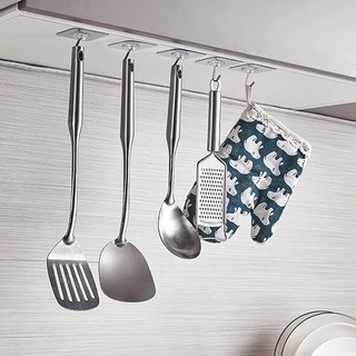 Móc treo tường bằng thép không gỉ hạng nặng 10KG, Móc phòng tắm dính cho khăn, Dụng cụ sắp xếp nhà bếp tiết kiệm không gian có họa tiết mờ (1 / 3 chiếc)