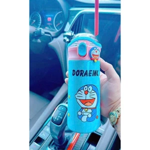 Bình giữ nhiệt CUTE 500ML kèm ống hút - Bình nước giữ nhiệt loại tốt