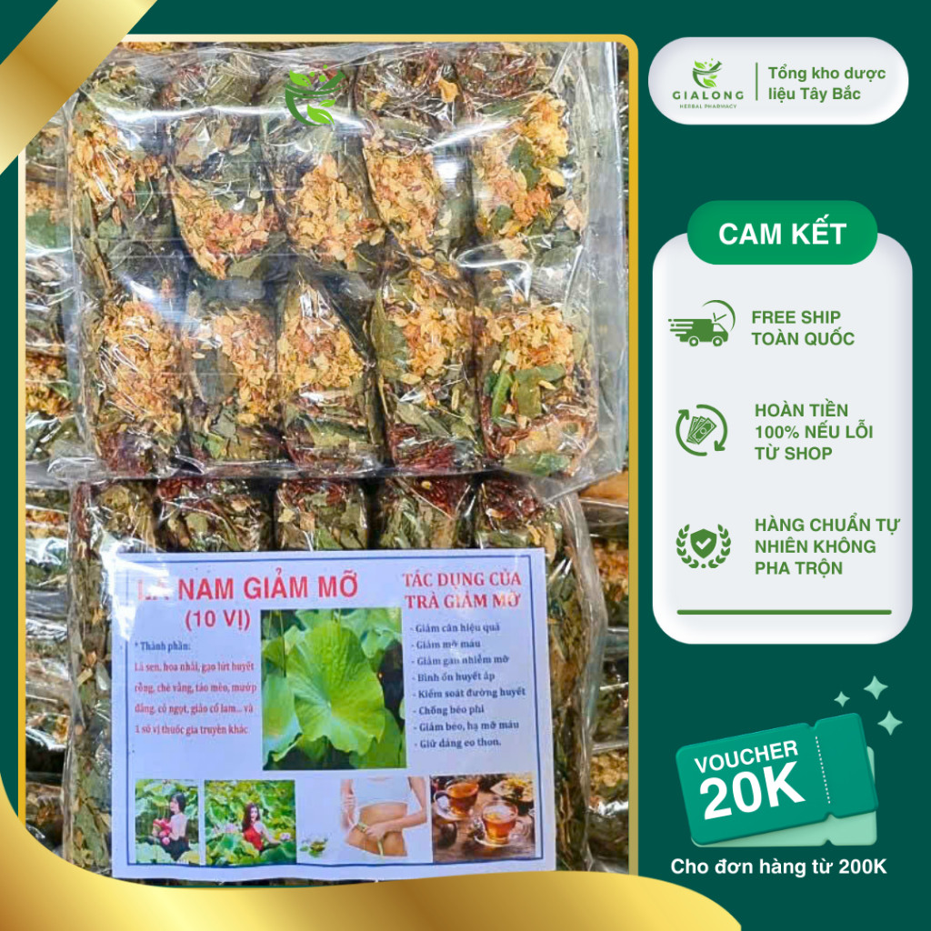 Trà Lá Nam giảm cân, liệu trình đóng sẵn đủ 10 vị có thể giảm tức tốc từ 2-5kg