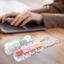 Niki 4 phím Keycap Tester Bàn phím Clicks Đồ chơi Đèn LED Tùy chọn Bàn phím Clicks Đồ chơi