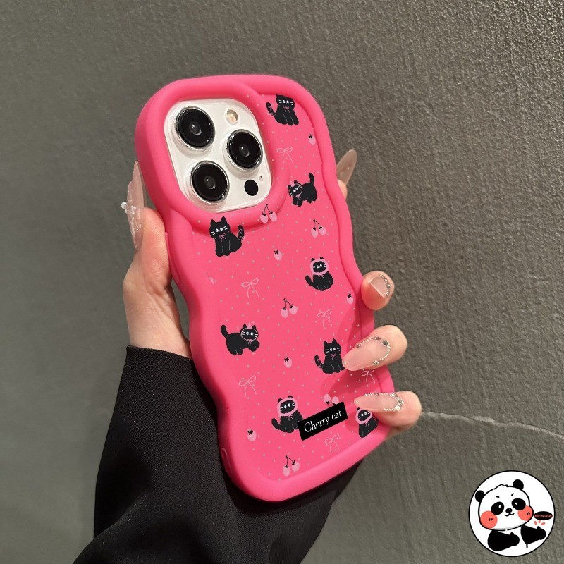 Ốp Điện Thoại Sóng 3D Cho Honor X8C X9C X7C X9A X9B X8A X8B X8 X7A X7 X7B X6A X6S 5G 4G Ốp Lưng Hoạt Hình Dễ Thương Mèo Mềm Vỏ Chống Sốc Đơn Giản