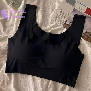 [Mystic] Đồ lót bé gái không có vòng thép treo Áo ngực thể thao Áo ngực học sinh tập hợp Áo Vest nhỏ liền mạch [Mới]
