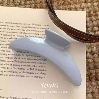 Yoing / Muối Biển Xanh Cảm Giác Cao Cấp Đơn Giản Phù Hợp Với Kẹp Tóc Lười Hàn Quốc Kẹp Cá Mập Phụ Kiện Tóc