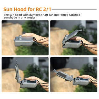 Dành cho DJI FLIP / NEO / Mini 4 Pro, thích hợp cho hộp lưu trữ điều khiển từ xa DJI RC 2 / 1, hộp bảo vệ nắp che nắng