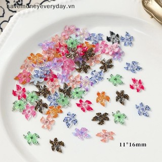 [savemoneyeveryday] 50 Chiếc Đá Trong Suốt Hoa Nhựa 3d Móng Tay Nghệ Thuật Quyến Rũ Hoa Lily Trang Trí Móng Tay Phụ Kiện Trang Sức Tự Làm [vn]