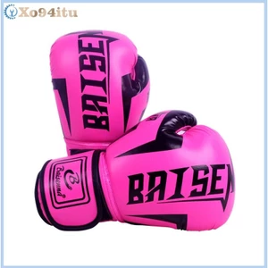 XOITU 1 Paie Of 6 Oz 10 Oz Găng tay đấm bốc Găng tay tập luyện da chống mài mòn Độ bền tốt Thiết kế nhân bản Găng tay đấm VN